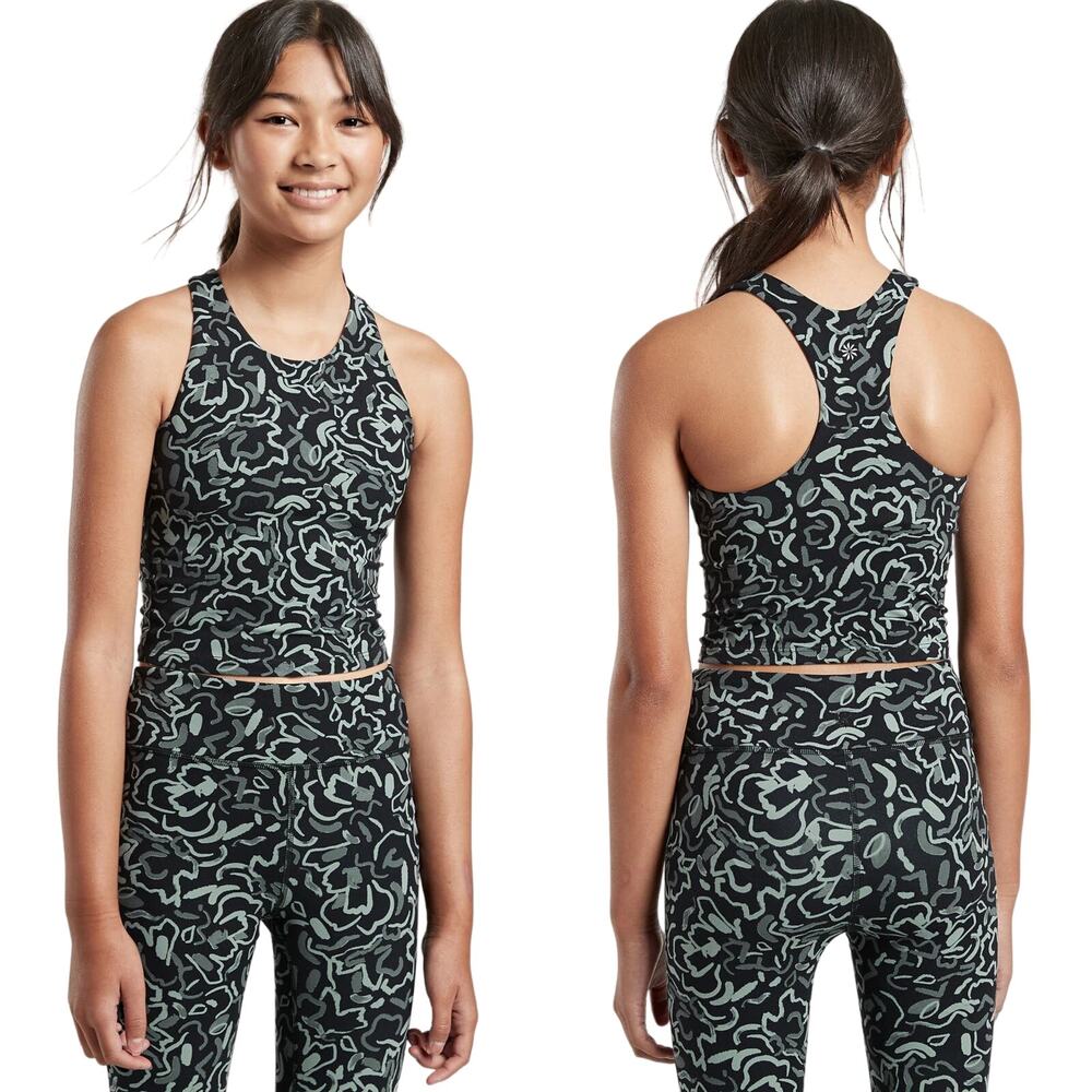 Athleta Girls High Rise Yoga Pants Leggings Sun Protective UPF 40 Size L/12 NWT